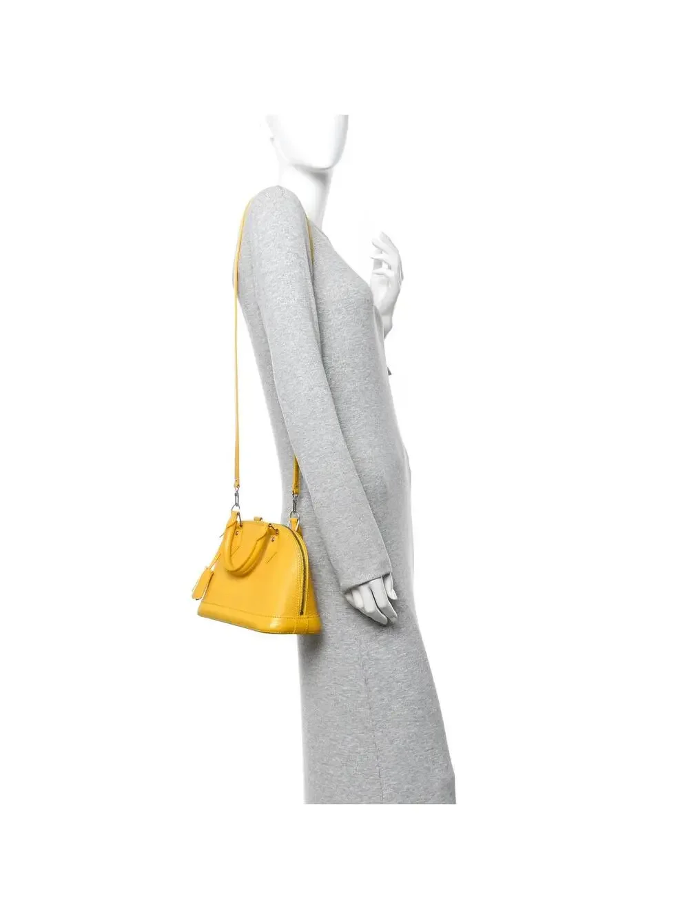 Louis Vuitton Epi Alma Bb Citron #308835L12B